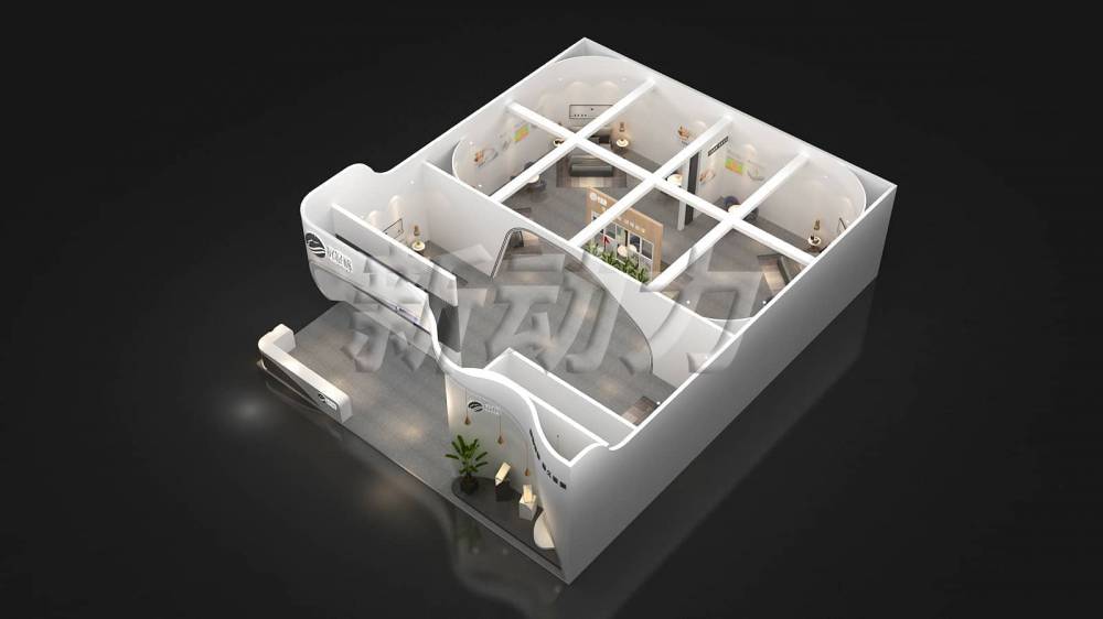 東莞家具展好舒福展臺設計搭建(圖5)