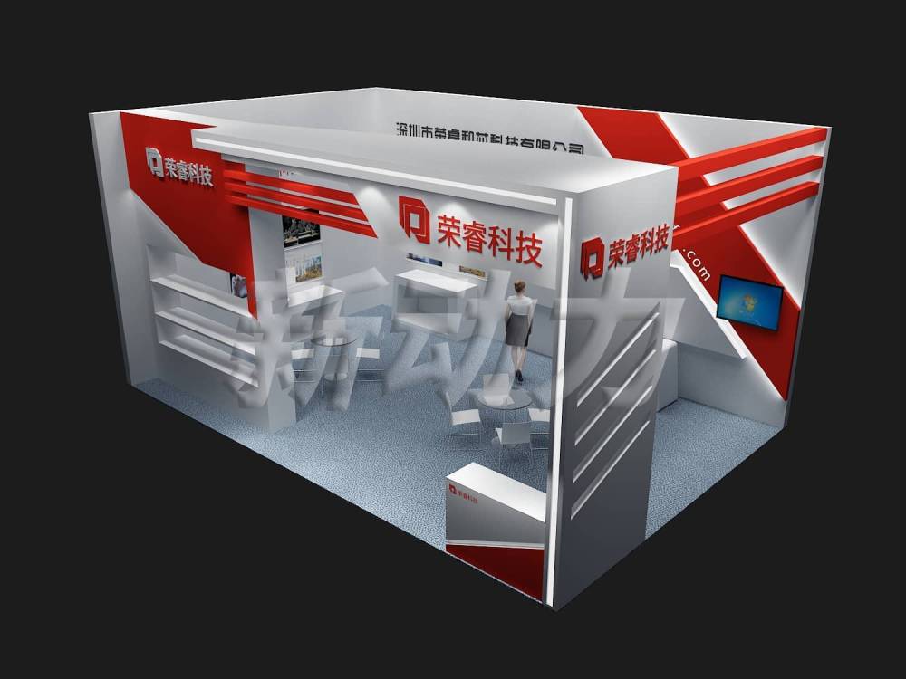 會展物料搭建__&emsp;上海展覽展示公司圖文混編設計效果圖,包括海報、pop(圖1)